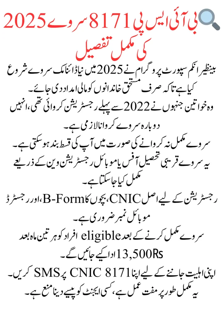 BISP 8171 Dynamic Survey 2025